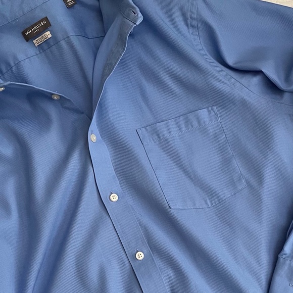 Van Heusen Men's Regular Fit Dress Shirt Wrinkle Free 17-34/35 - Picture 5 of 9